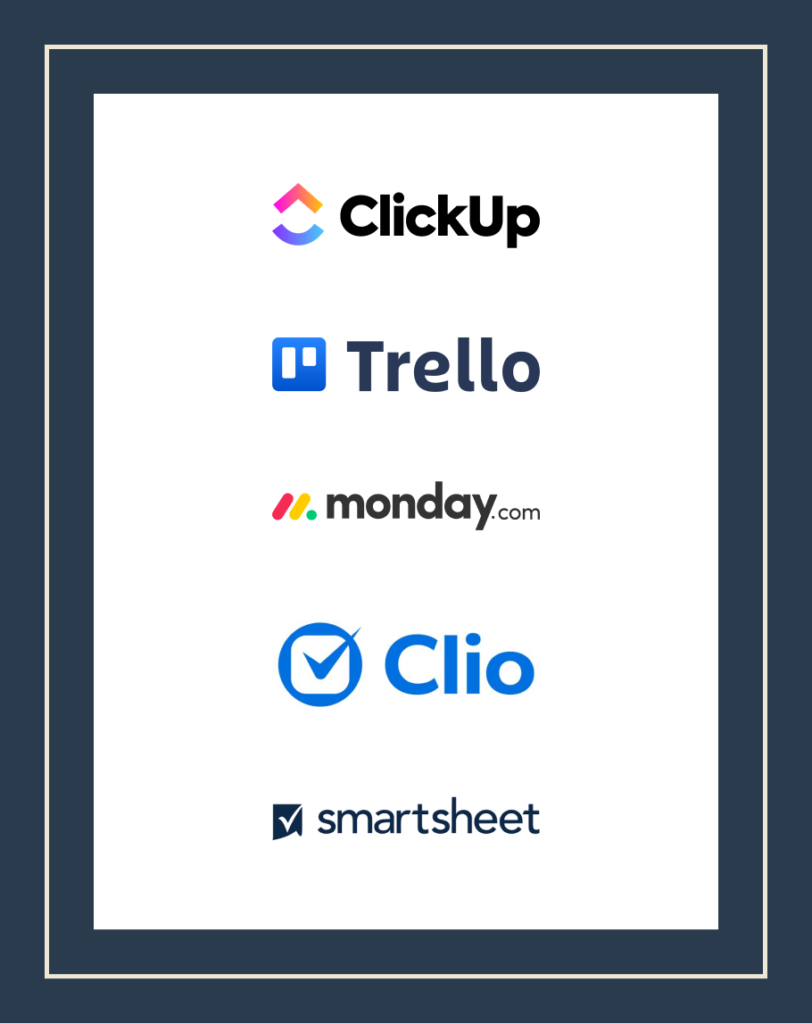 project management software logos