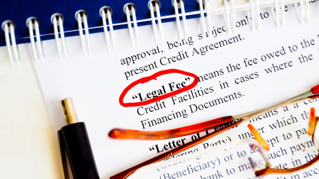 Definition of Legal fees.